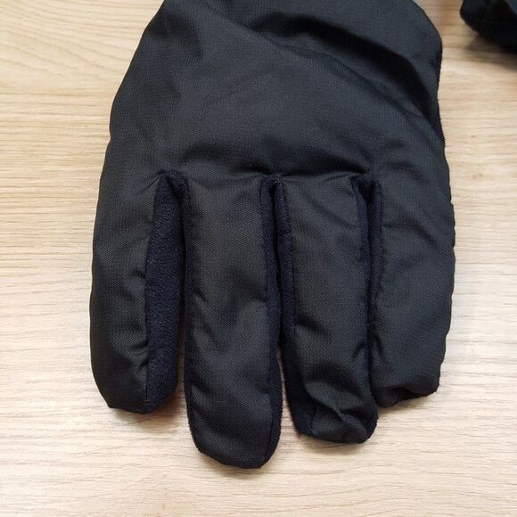 ISOTONER Gloves Mens Large Black Over the Wrist Lined Touchscreen Water Repel - Picture 2 of 6